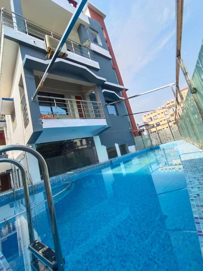 Hotel Marine Blue !! Beach Distance 50 Mts !! 디가 외부 사진