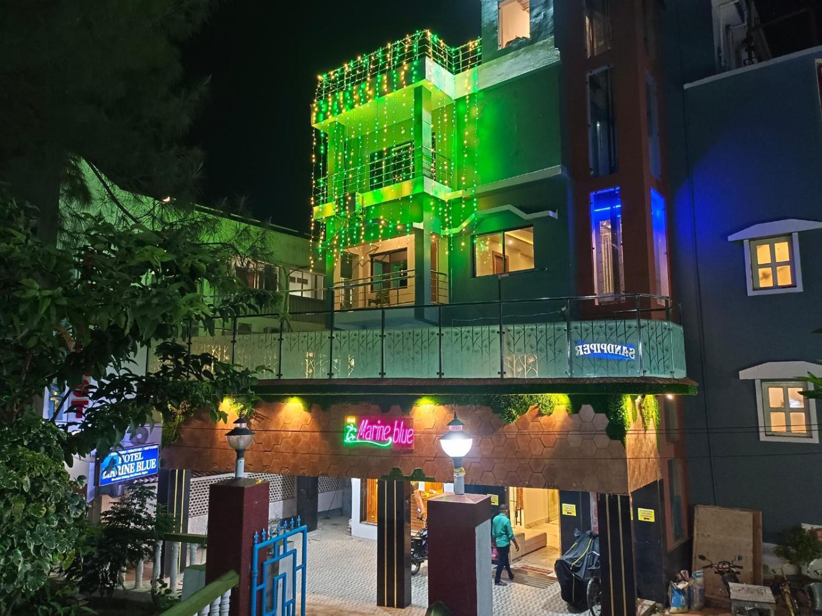 Hotel Marine Blue !! Beach Distance 50 Mts !! 디가 외부 사진